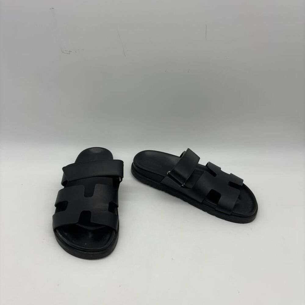 Hermes Hermes Sandal Black Leather